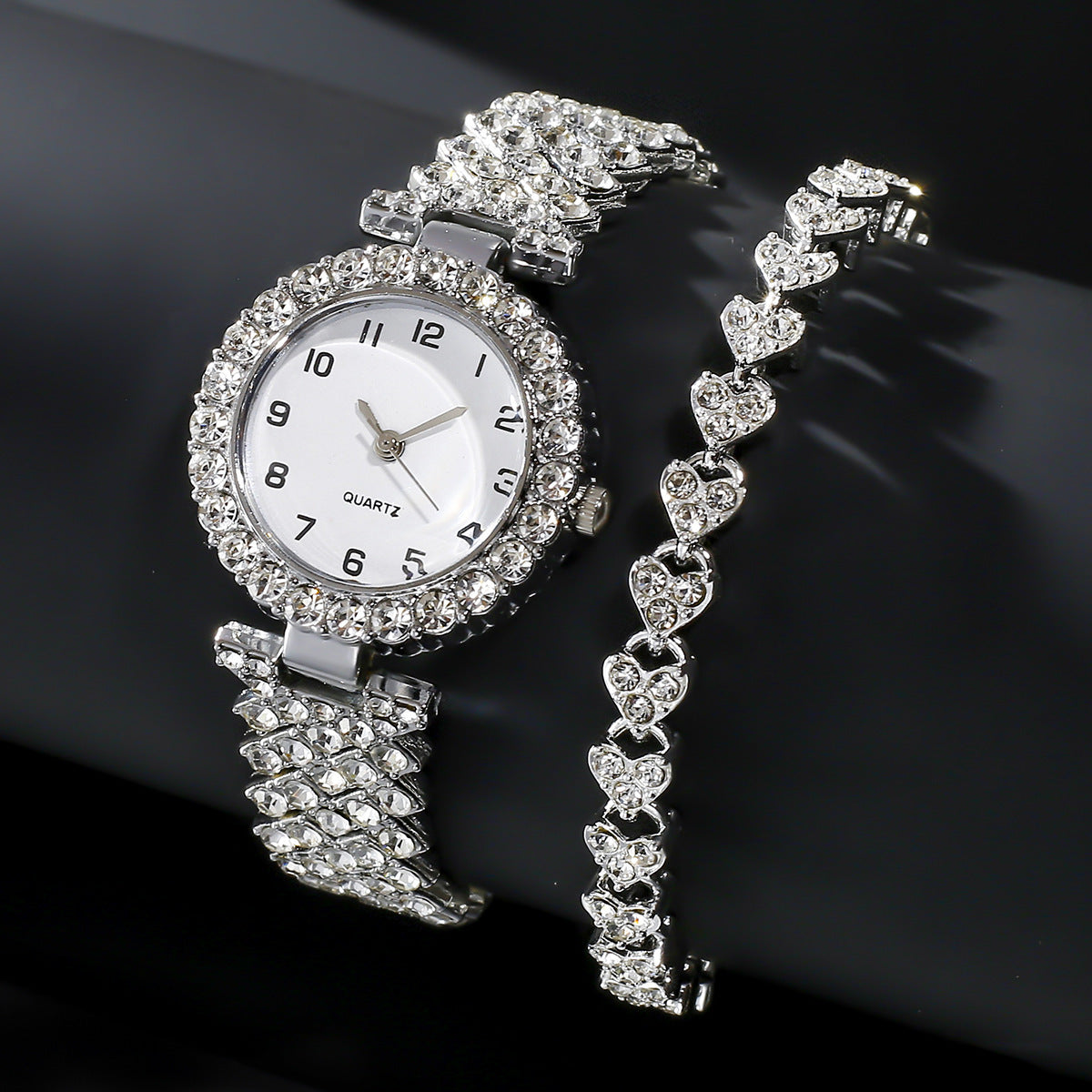 Elegant Women's Watch & Bracelet Set – Timeless Fashion