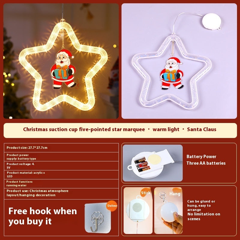 Magical Christmas Star Pendant Light – Illuminate Your Holidays!