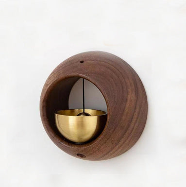 Black Walnut Suction Door Copper Bell