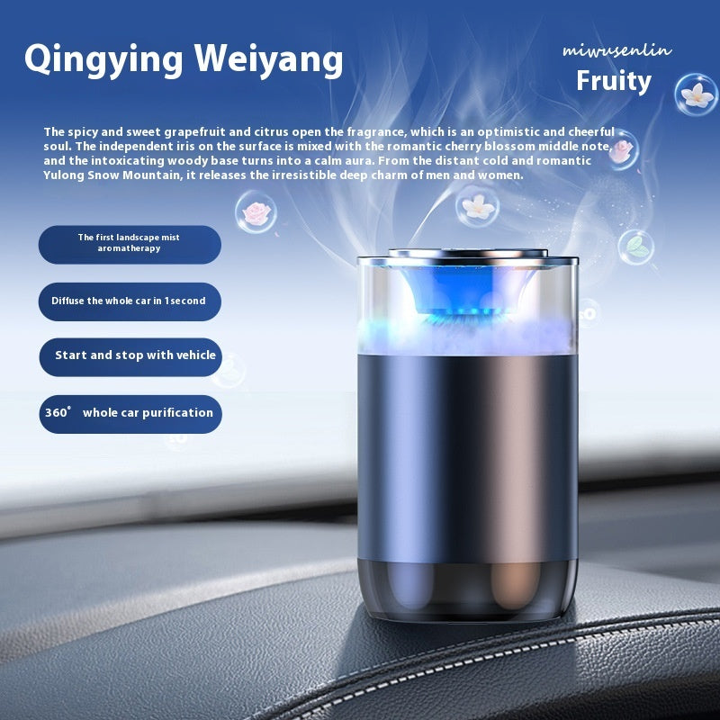 Car Aromatherapy Diffuser: Cloud Mist Air Freshener for Auto Decoration & Natural Fragrance in Cars, RVs, & Trucks