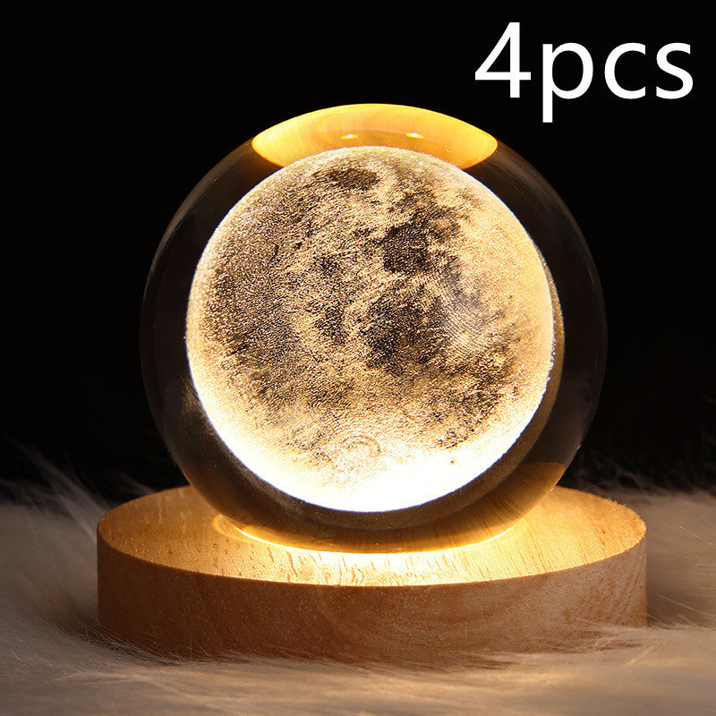 3D Crystal Night Light – Elegant & Atmospheric