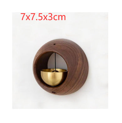 Black Walnut Suction Door Copper Bell