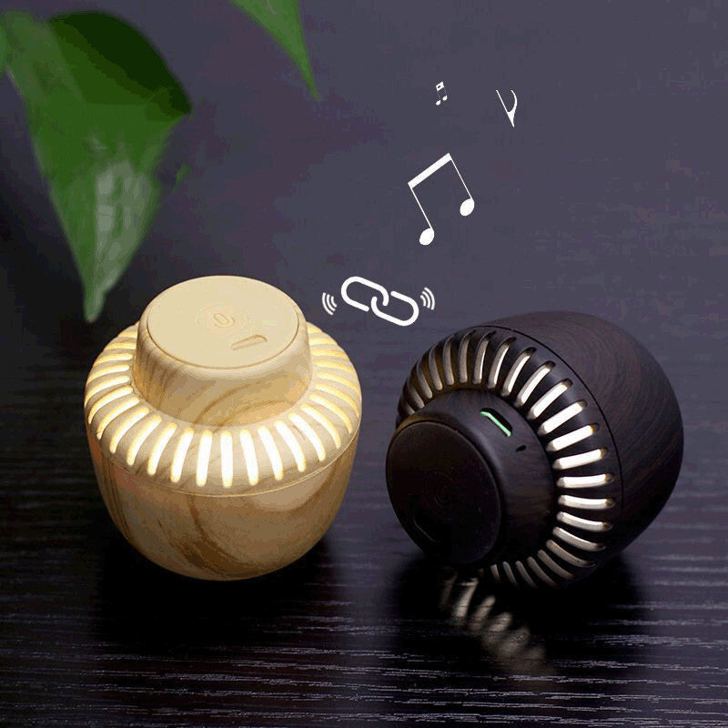 Compact Portable TWS Mushroom-Shaped Audio Box with LED Night Light