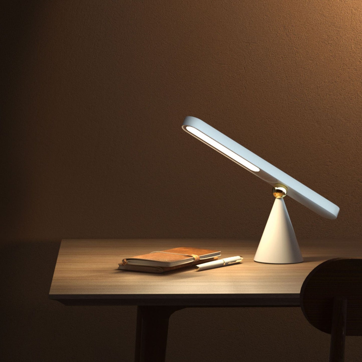 Creative Geometric Table Lamp with Wireless Wall Mount, Magnetic Suction, and Night Light Functionality