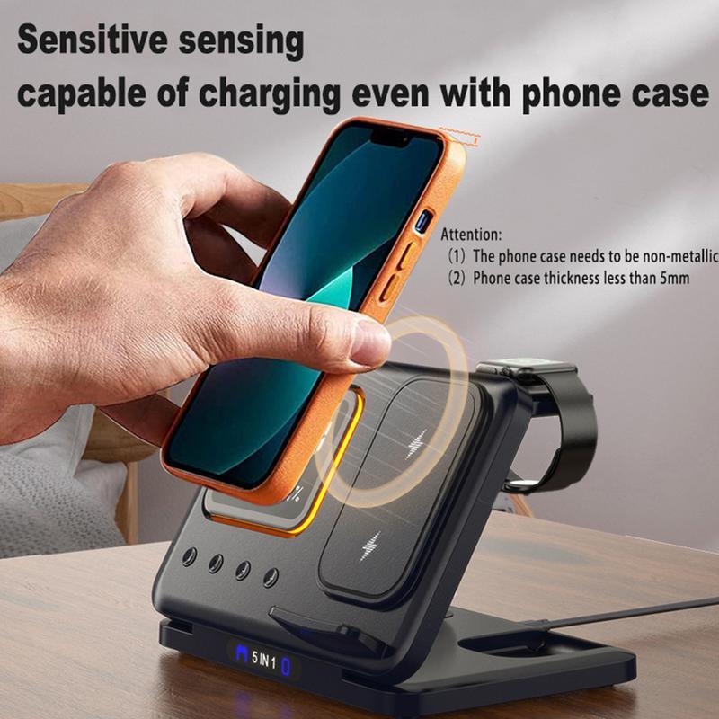 Wireless Charging Station – Multi-Device Fast Charging & Smart Display