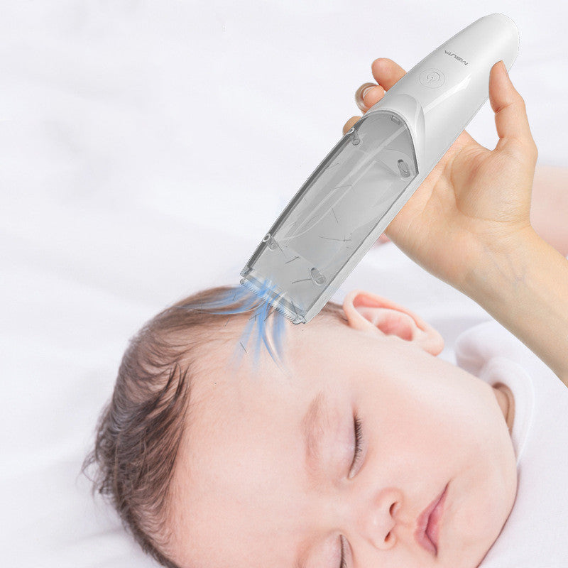 Electric Baby Hair Clipper with Suction Feature