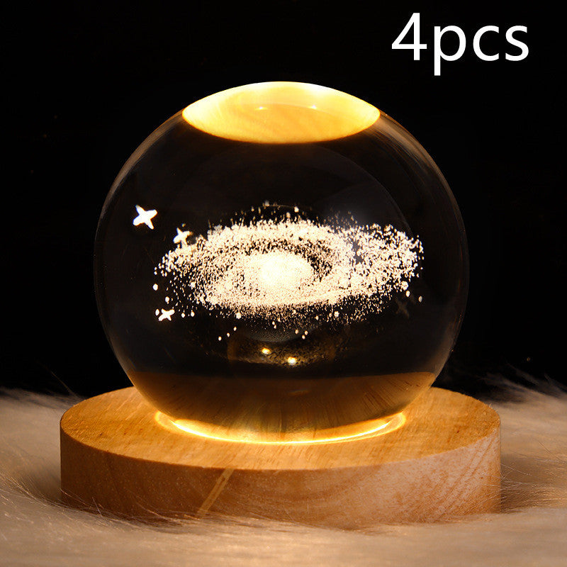 3D Crystal Night Light – Elegant & Atmospheric