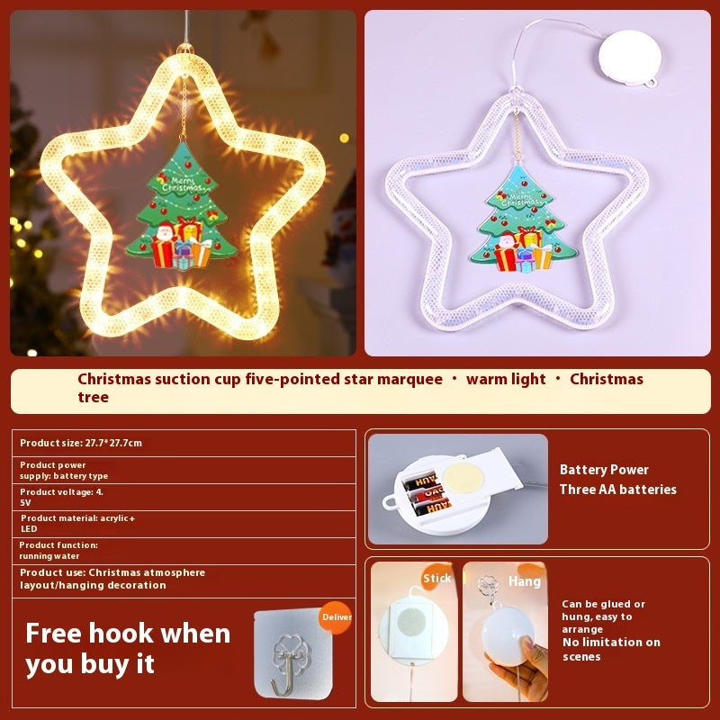 Magical Christmas Star Pendant Light – Illuminate Your Holidays!