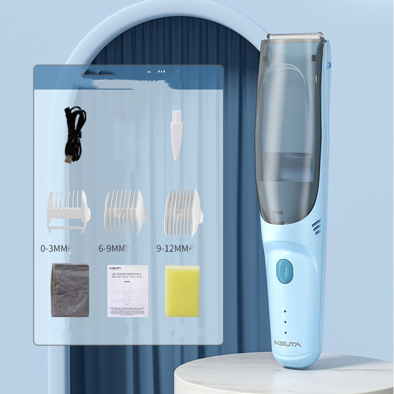 Electric Baby Hair Clipper with Suction Feature