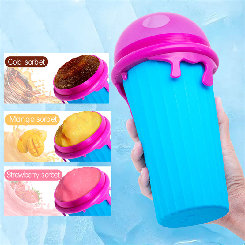 500ml Slushy Maker Cup: Quick-Frozen Magic Ice Cream & Smoothie Maker for Summer Drinks