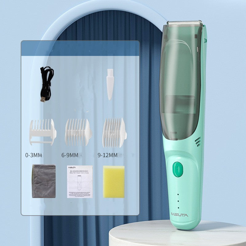 Electric Baby Hair Clipper with Suction Feature