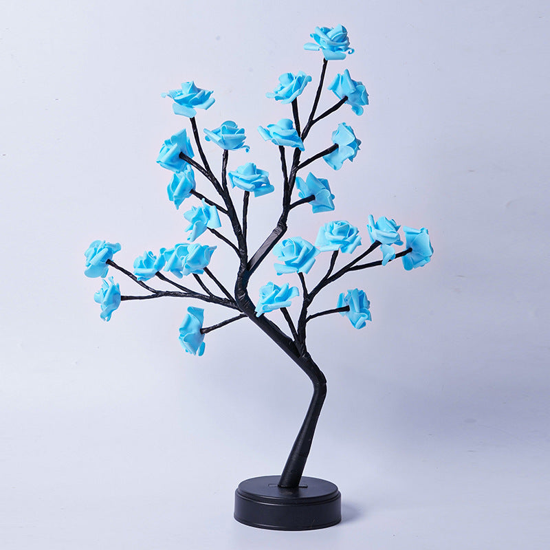 USB-Powered 3D Rose LED Lamp – Romantic & Elegant Decor