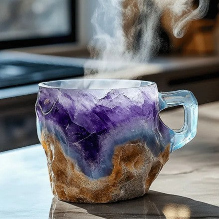 Mineral Crystal Coffee Mug – Elevate Your Coffee Experience