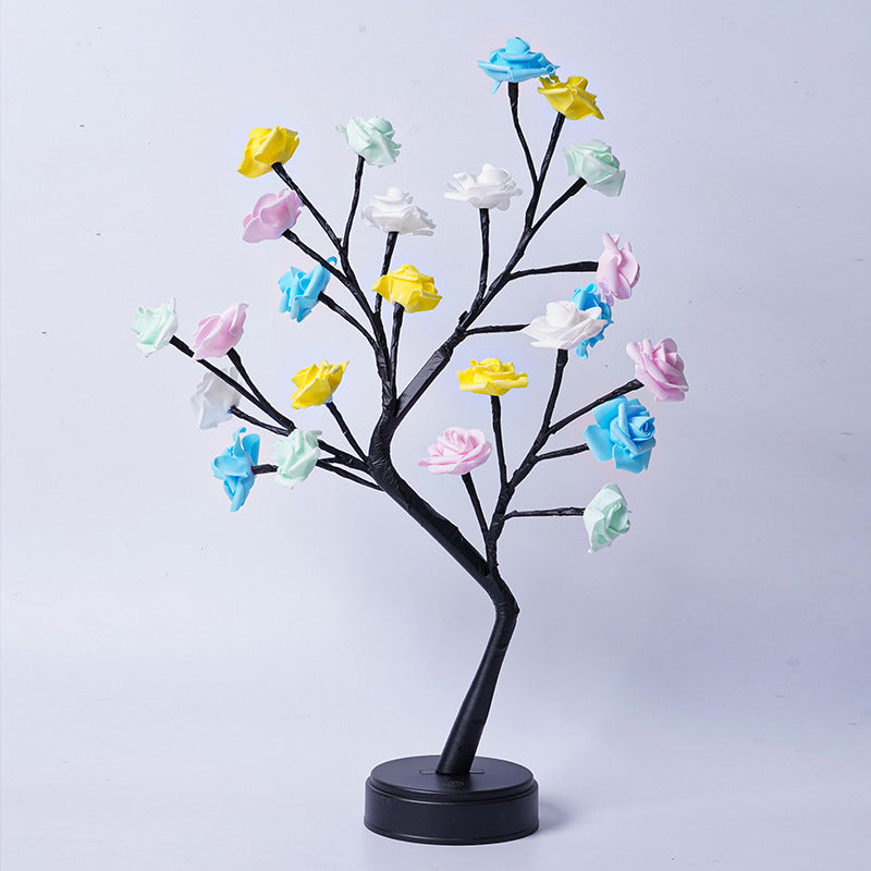 USB-Powered 3D Rose LED Lamp – Romantic & Elegant Decor