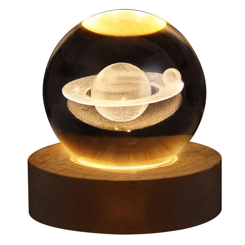 3D Crystal Night Light – Elegant & Atmospheric