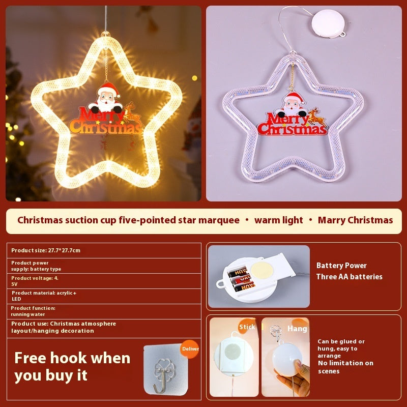 Magical Christmas Star Pendant Light – Illuminate Your Holidays!