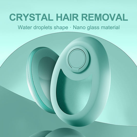 CJEER Crystal Hair Removal Tool: Painless Hair Eraser for Men & Women - Exfoliates Legs, Back, Arms