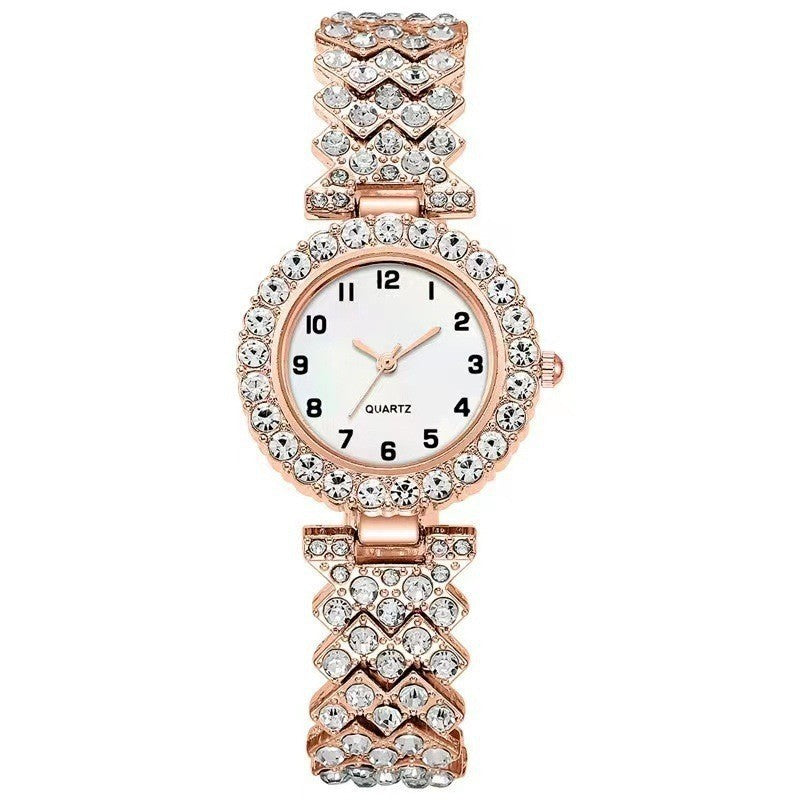 Elegant Women's Watch & Bracelet Set – Timeless Fashion