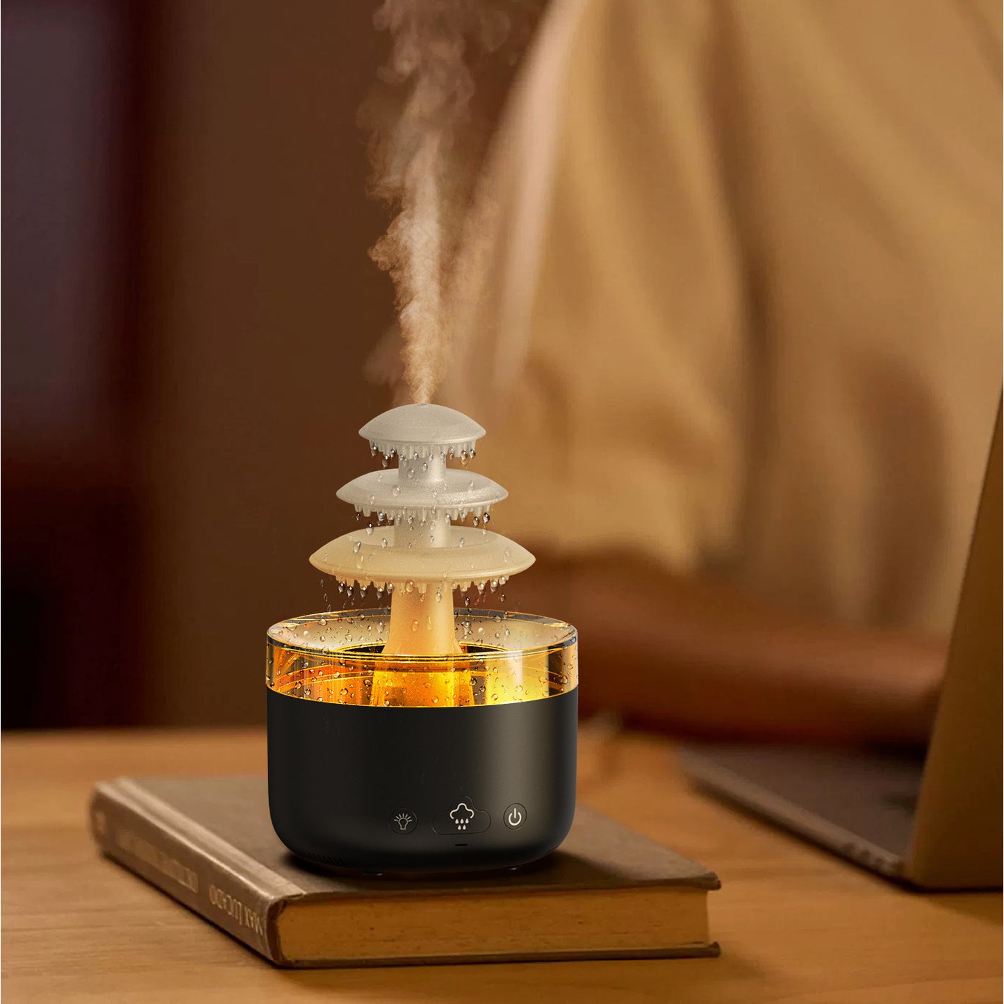 Rain Cloud Essential Oil Diffuser & Humidifier – Relax, Breathe & Sleep Better!