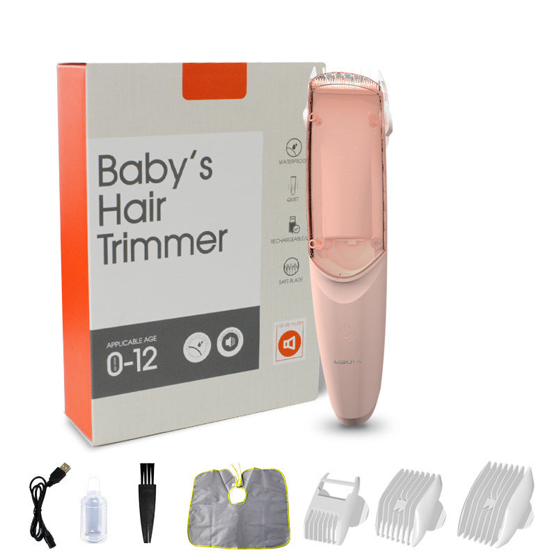 Electric Baby Hair Clipper with Suction Feature