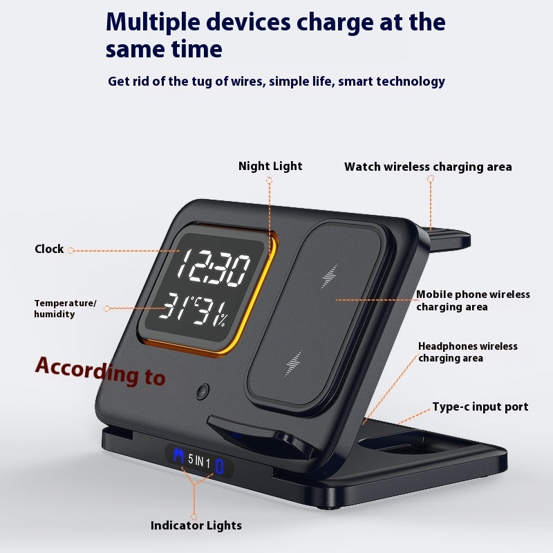 Wireless Charging Station – Multi-Device Fast Charging & Smart Display