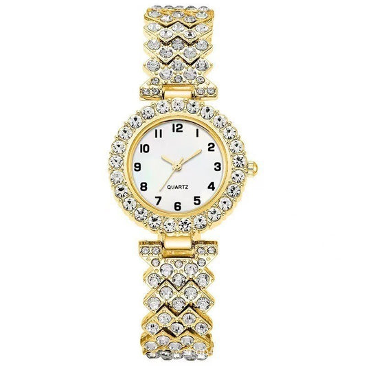 Elegant Women's Watch & Bracelet Set – Timeless Fashion