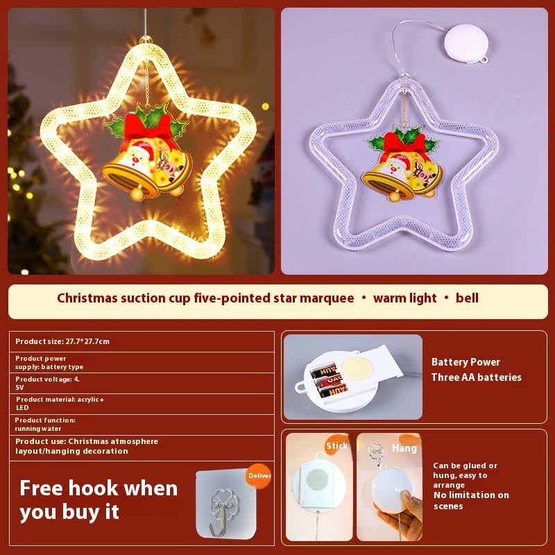 Magical Christmas Star Pendant Light – Illuminate Your Holidays!