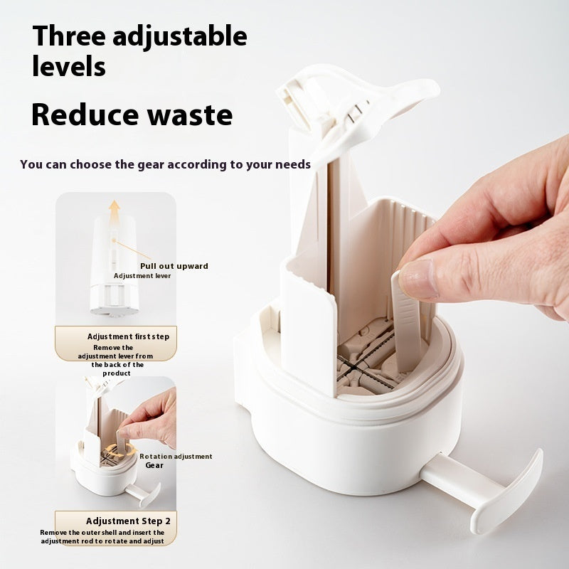 Wall-Mounted Soap Grinder Dispenser: Dry Soap Powder Organizer for Kitchen, Office, Gym, and Hotel Use