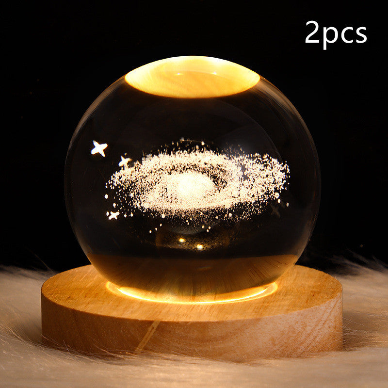 3D Crystal Night Light – Elegant & Atmospheric