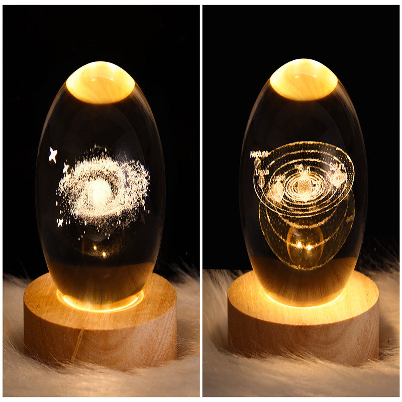 3D Crystal Night Light – Elegant & Atmospheric