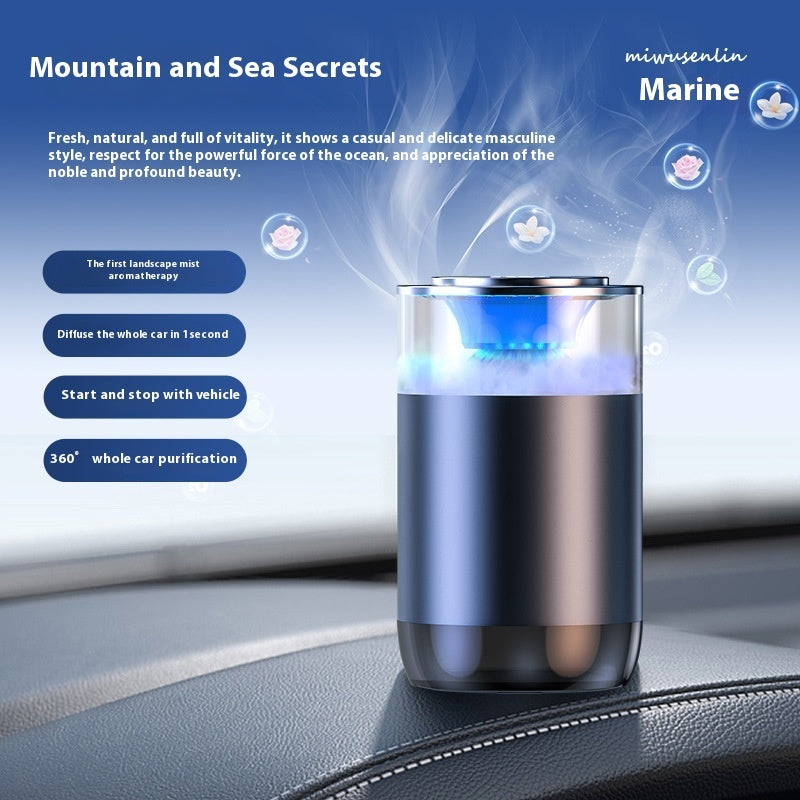 Car Aromatherapy Diffuser: Cloud Mist Air Freshener for Auto Decoration & Natural Fragrance in Cars, RVs, & Trucks