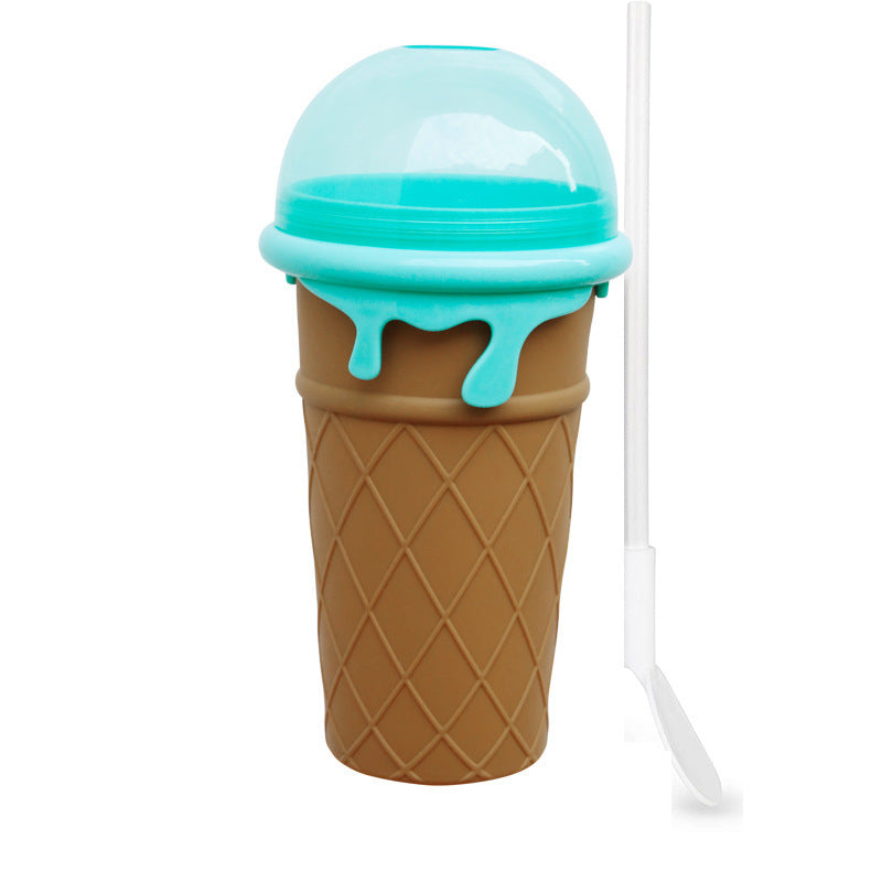 500ml Slushy Maker Cup: Quick-Frozen Magic Ice Cream & Smoothie Maker for Summer Drinks