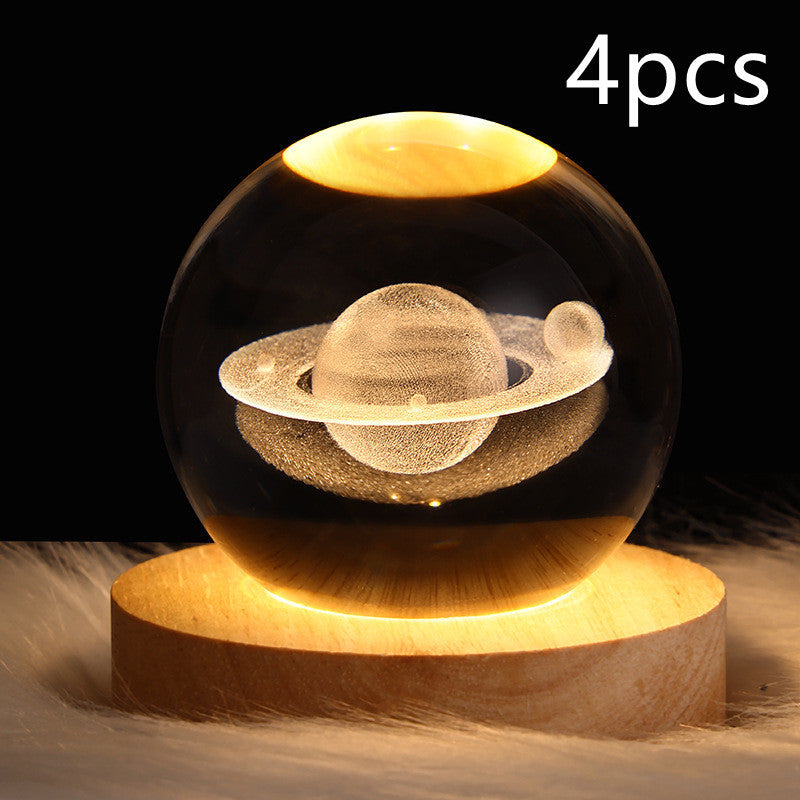 3D Crystal Night Light – Elegant & Atmospheric