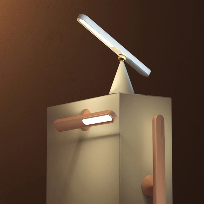 Creative Geometric Table Lamp with Wireless Wall Mount, Magnetic Suction, and Night Light Functionality