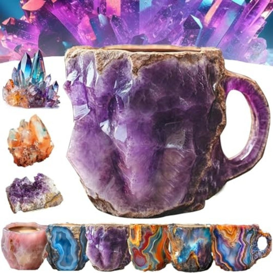 Mineral Crystal Coffee Mug – Elevate Your Coffee Experience