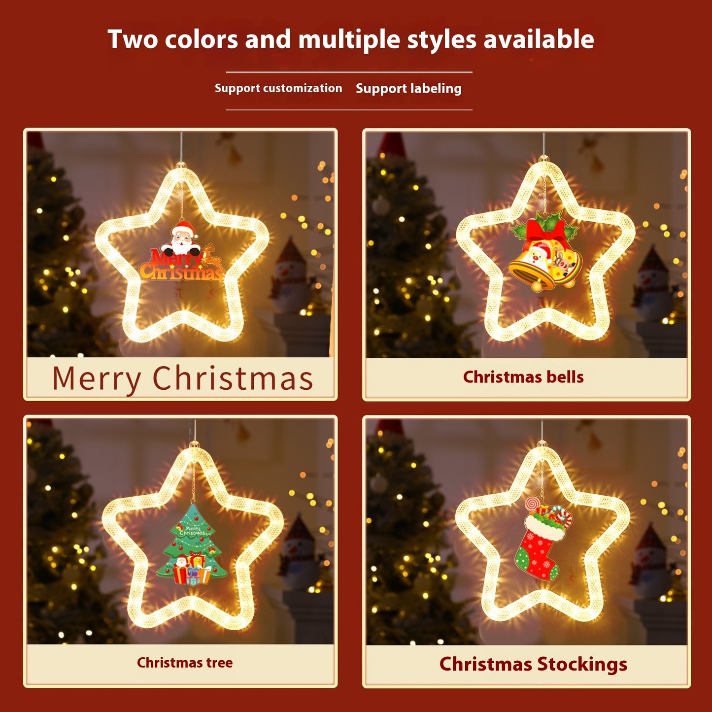 Magical Christmas Star Pendant Light – Illuminate Your Holidays!