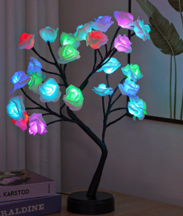 USB-Powered 3D Rose LED Lamp – Romantic & Elegant Decor