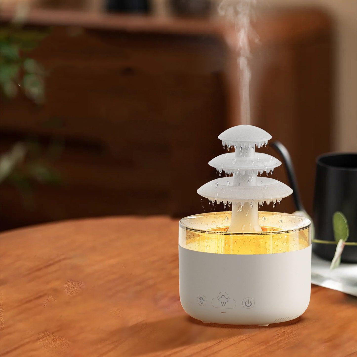 Rain Cloud Essential Oil Diffuser & Humidifier – Relax, Breathe & Sleep Better!