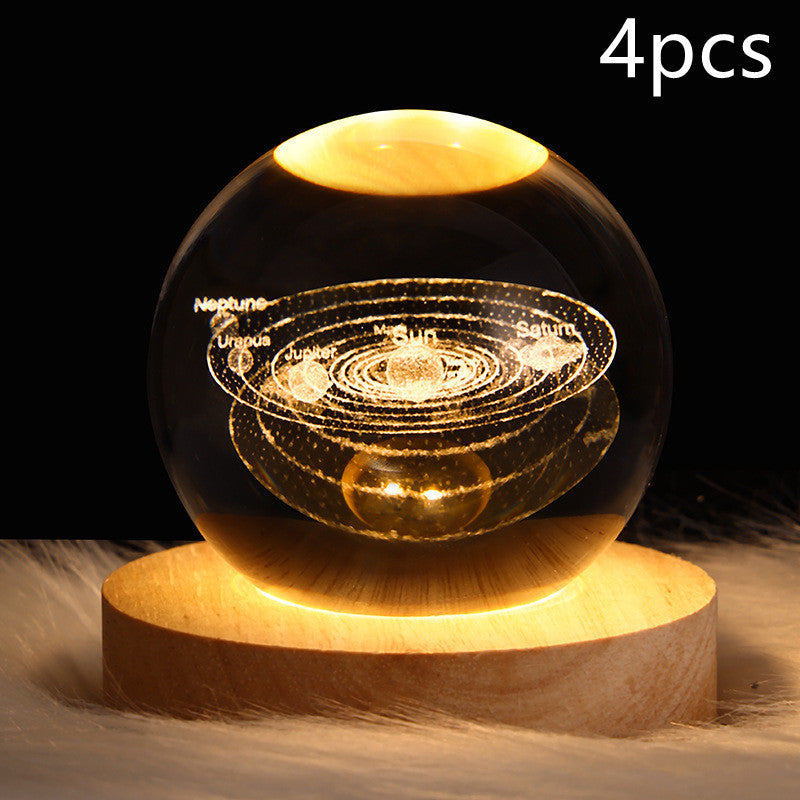 3D Crystal Night Light – Elegant & Atmospheric