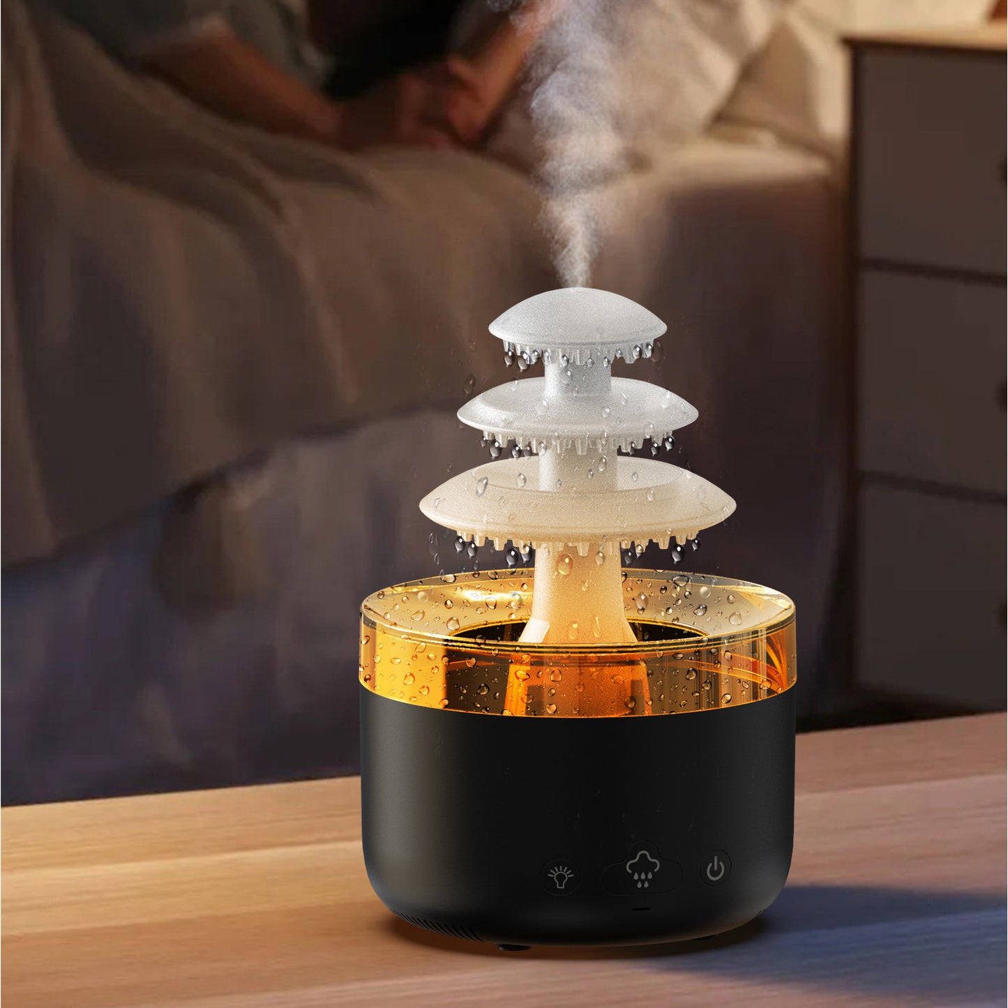 Rain Cloud Essential Oil Diffuser & Humidifier – Relax, Breathe & Sleep Better!