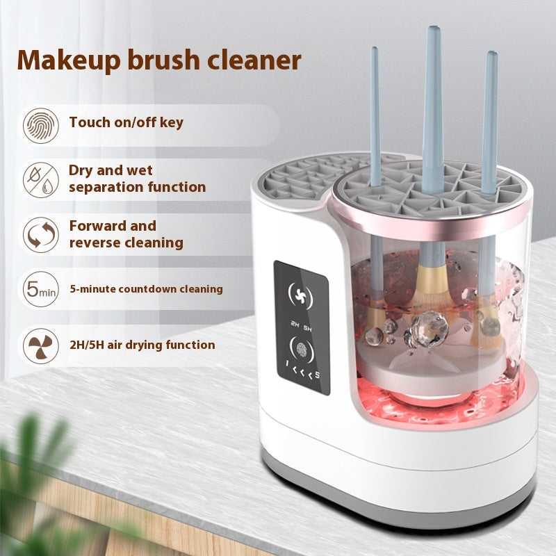 Rechargeable Electric Makeup Brush Cleaner: Automatic Cleaning Stand for Makeup Brushes